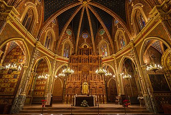 View of the interior of St. Peter's church, Teruel, Spain. Photograph: Diego Delso Licensing: CC-BY-SA-3.0