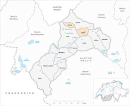 Saillon – Mappa