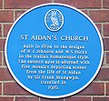 Blue Plaque near main door