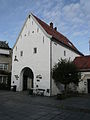 Kopien av Stadsporten ved Norsk Folkemuseum fra 1900.