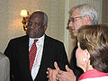 Justice Clarence Thomas with USDA Under Secretary for Rural Development Thomas Dorr and Mrs. Dorr