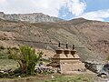 * Nomination Newly-built chorten, not yet painted, Yugar, Zanskar, Ladakh, India --Tagooty 00:49, 6 November 2024 (UTC) * Promotion  Support Good quality. --Екатерина Борисова 01:04, 6 November 2024 (UTC)