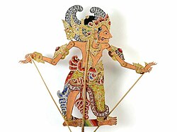 Wratsangka dalam bentuk wayang Bali.