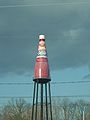 "The World's Largest Ketchup Bottle", a water tower.