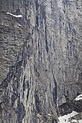 Detail of Trollveggen in Møre og Romsdal, Norway in 2013 June.jpg