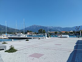 The port in Vasiliki