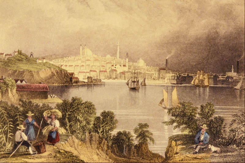 File:View of Baltimore - William H. Bartlett.png