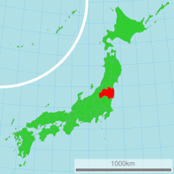 Localização de Fukushima