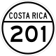 National Secondary Route 201 shield}}