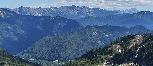 NNW face from Labyrinth Mountain