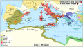 Dislocazione e dimensione delle armate romane nel 212 a.C.