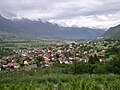 Das Dorf Réchy im Rhonetal.