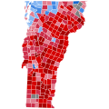 1960 United States Presidential Election in Vermont by Municipality