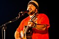 Zac Brown von der Zac Brown Band bei einem Konzert für im Irak stationierte Soldaten