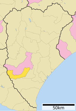 Nakasatsunais läge i Tokachi subprefektur      Signifikanta städer      Övriga städer     Landskommuner
