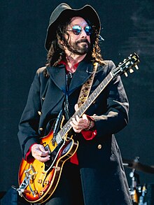 Mike Campbell on stage