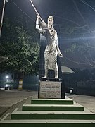 A sculpture of Lalon Shah at Kushtia