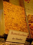 Large tray of Butterkuchen