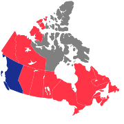 Canada provinces and territories with COVID-19 Vaccine Passports.svg