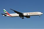 Un Boeing 777-300ER d'Emirates, client principal du 777