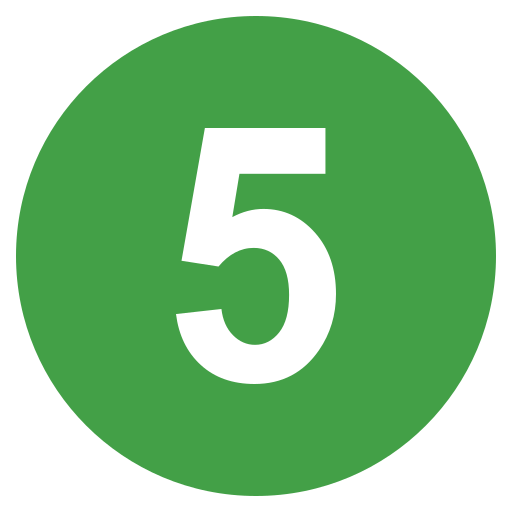 File:Eo circle green number-5.svg