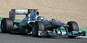 Mercedes MGP W02, 2011 (cat.)