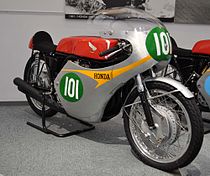 250cc-viercilinder Honda RC 163 uit 1963