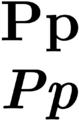 P / p