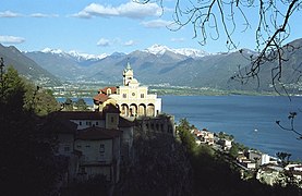 La région de Locarno, Madonna del Sasso.