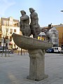 „Lotsenehrung“ (Stephan-Jantzen-Denkmal) auf dem Warnemünder Leuchtturmplatz