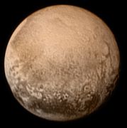 冥王星彩色照片（2015年7月11日）