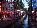 Quartier rouge d'Amsterdam