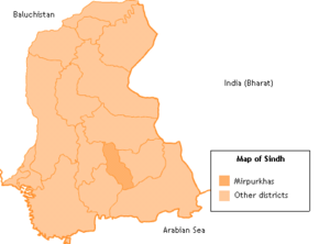Мирпур-Хас на карте