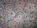 Closer view of interior decoration on the roof of tomb of Jamali kmali, Mehrauli, Archeological Park, Delhi