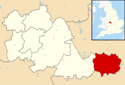 Vị trí trong West Midlands