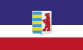 The flag of "Subcarpathian Ruthenia-Zakarpattia" (Rusyn organization in Ukraine) with the coat of arms[4]