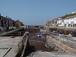 Portreath Haven bij eb