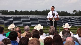 United States President Barack Obama at the DeSoto Next Generation Solar Energy Center