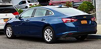 2019 Chevrolet Malibu LT (US; facelift)