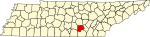 State map highlighting Grundy County