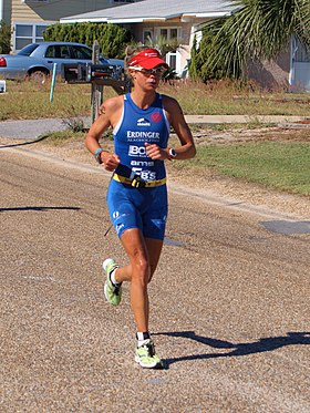 Meike Krebs im Ironman Florida, 2010