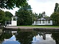 Toll houses at Autherley Junction, where the Shropshire Union Canal terminates and meets the canal.