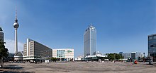 Panoramic view of Alexanderplatz in 2015