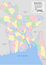 Administrative regions of Bangladesh