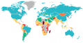 Hunger Map 2020 according to the World Food Programme