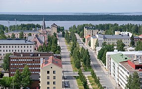 Rue Meripuistokatu à Kemi.