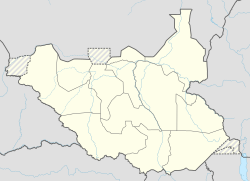 ボルの位置（南スーダン内）