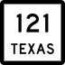 State Highway 121 marker