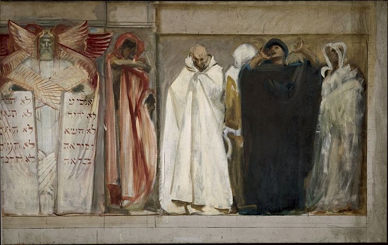 File:345John Singer Sargent, Study for “Frieze of Prophets”, Boston Public Library, 1894-95.jpg