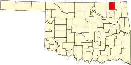 Contea di Nowata – Mappa